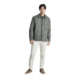 Everlane Renew Quilted Liner Shacket Jacket Mens XL NWT $128 Agave Green